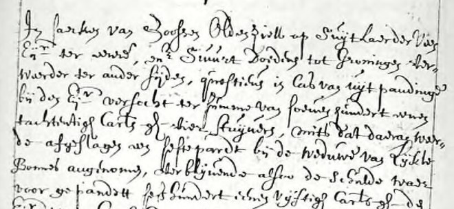 Afbeelding akte Gosen Jans